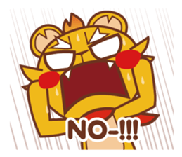 Passionate bear -Abel- sticker #7418921