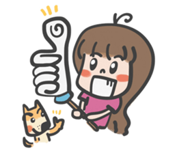 A & A ! Love couple sticker #7419142