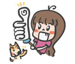 A & A ! Love couple sticker #7419142