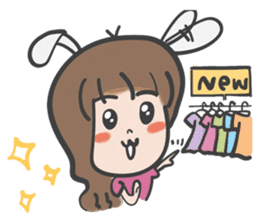 A & A ! Love couple sticker #7419154