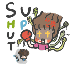 A & A ! Love couple sticker #7419159