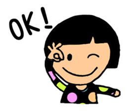 Cute QQ Girls sticker #7419693