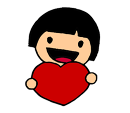 Cute QQ Girls sticker #7419714