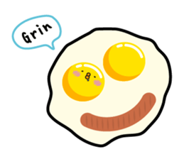 Cute big egg  Eng.Ver. sticker #7420052