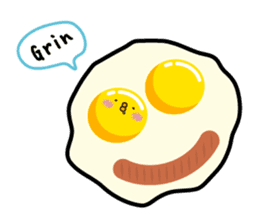 Cute big egg  Eng.Ver. sticker #7420052