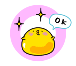 Cute big egg  Eng.Ver. sticker #7420056