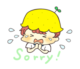 A boy love summer orange.(neo) sticker #7420171