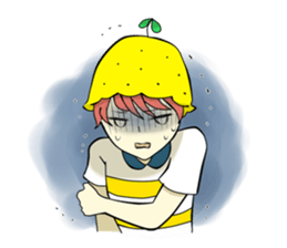 A boy love summer orange.(neo) sticker #7420180