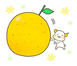 A boy love summer orange.(neo) sticker #7420184