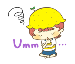 A boy love summer orange.(neo) sticker #7420187