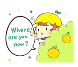 A boy love summer orange.(neo) sticker #7420192