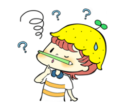 A boy love summer orange.(neo) sticker #7420199