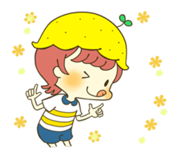 A boy love summer orange.(neo) sticker #7420202