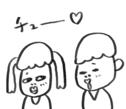 HOKKORI couple sticker #7420293