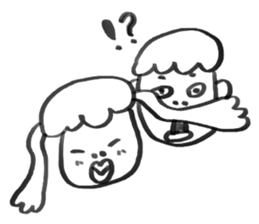 HOKKORI couple sticker #7420297