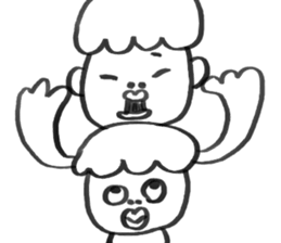 HOKKORI couple sticker #7420299