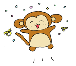 Monkey SARUNOSUKE sticker #7420484