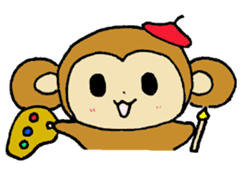 Monkey SARUNOSUKE sticker #7420508