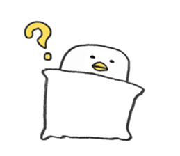 Friendly bed cover by Aki kondo sticker #7420883