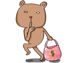 Agender Bear sticker #7420981