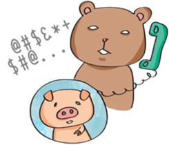 Agender Bear sticker #7420990