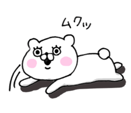 Let's accompanied by a bear. sticker #7421865