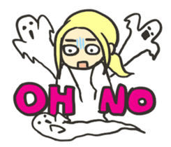 Kawaii Halloween Sticker,Osca sticker #7421904