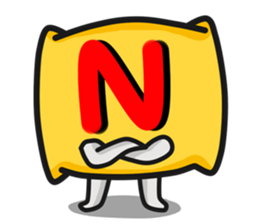 Num & Nim The cute pillow sticker #7422402