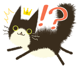 Kinked-tail cat sticker #7422719