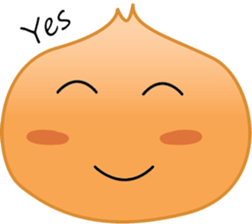 onion head sticker sticker #7422821