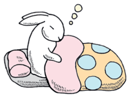 Rabbit and Nurse sticker #7423125