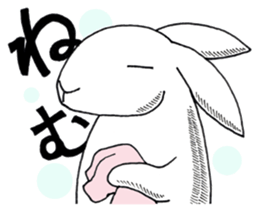 Rabbit and Nurse sticker #7423126