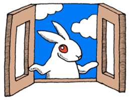 Rabbit and Nurse sticker #7423128