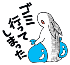 Rabbit and Nurse sticker #7423132