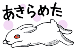 Rabbit and Nurse sticker #7423139