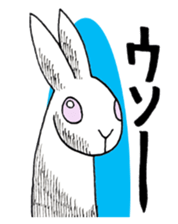 Rabbit and Nurse sticker #7423146