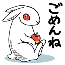 Rabbit and Nurse sticker #7423150