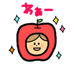 Apples and apples. sticker #7423166