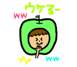 Apples and apples. sticker #7423167