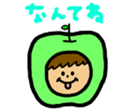 Apples and apples. sticker #7423168