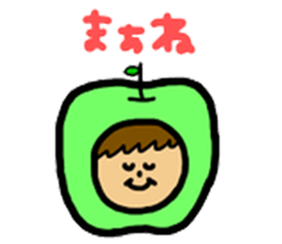 Apples and apples. sticker #7423170