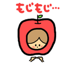 Apples and apples. sticker #7423172