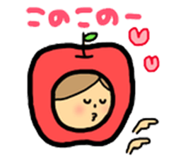 Apples and apples. sticker #7423180