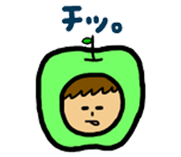 Apples and apples. sticker #7423181