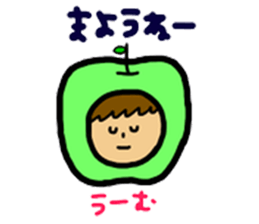 Apples and apples. sticker #7423184