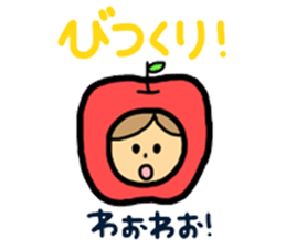 Apples and apples. sticker #7423187