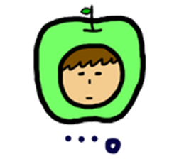 Apples and apples. sticker #7423189