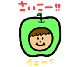 Apples and apples. sticker #7423191