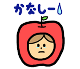 Apples and apples. sticker #7423196