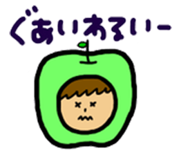 Apples and apples. sticker #7423203